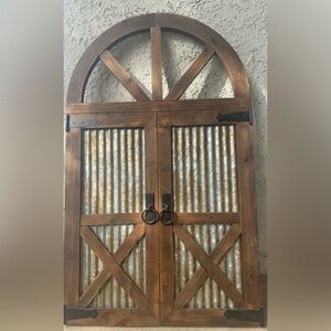 Hobby Lobby Rustic Brown and Silver Wall Decor